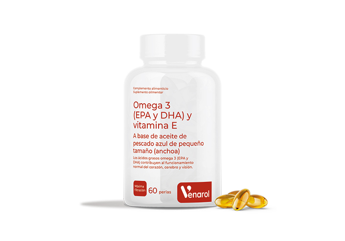 omega 3 (EPA y DHA) y vitamina E