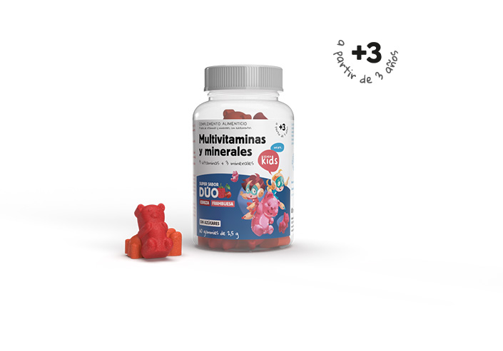 Multivitaminas y minerales gummies