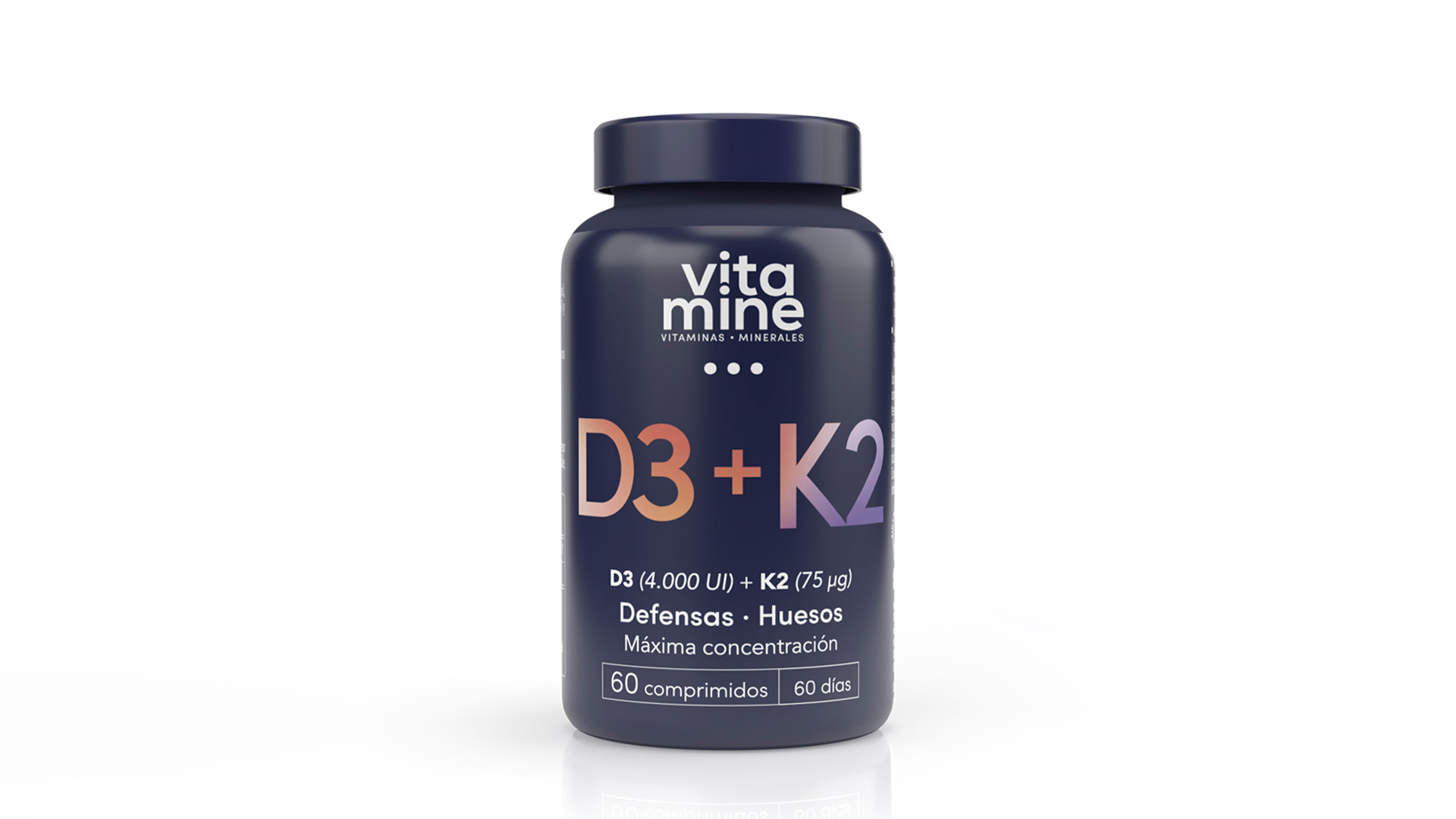 Vitaminas D3 + K2
