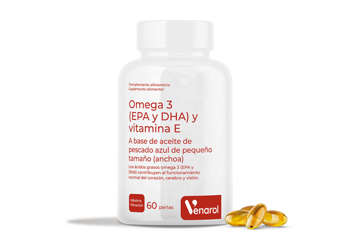 Omega 3 (EPA y DHA) y vitamina E